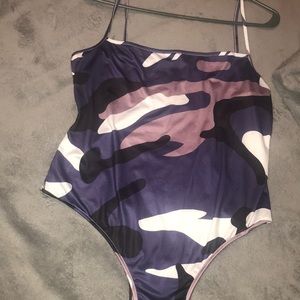 Camo Purple Bodysuit